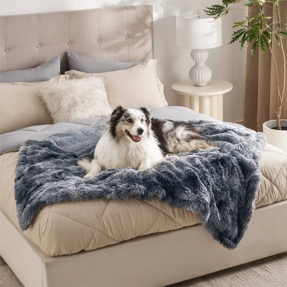 Bedsure Comfy Pet Waterproof Tie-dye Coperta per animali impermeabile