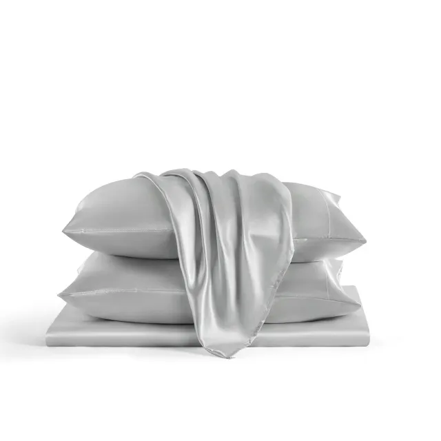 Bedsure Satin set lenzuola effetto seta