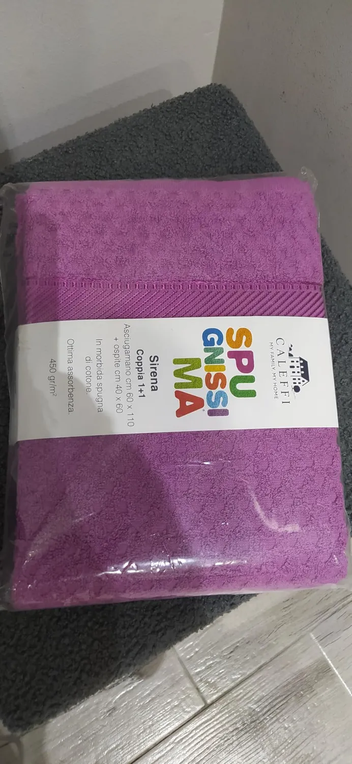 Caleffi Sirena set asciugamani 2 pezzi jacquard