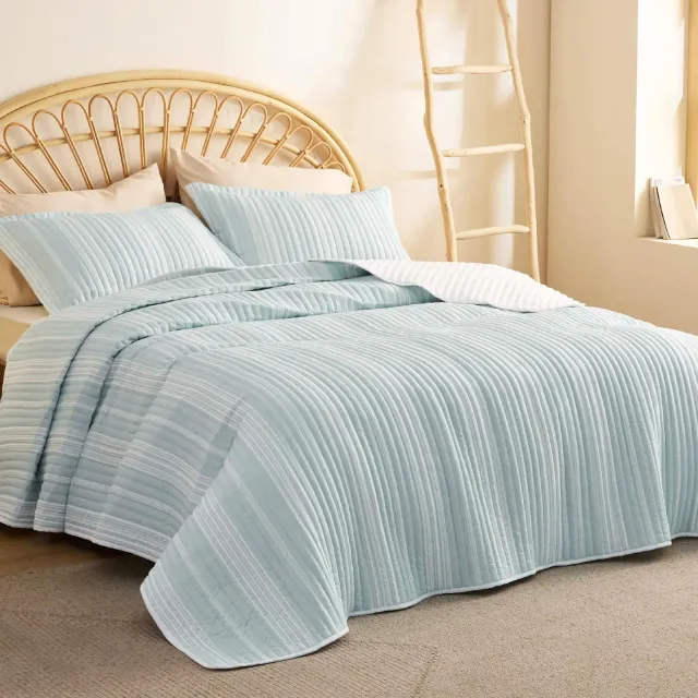 Bedsure Collections Chill Vibes trapunta leggera 4 stagioni