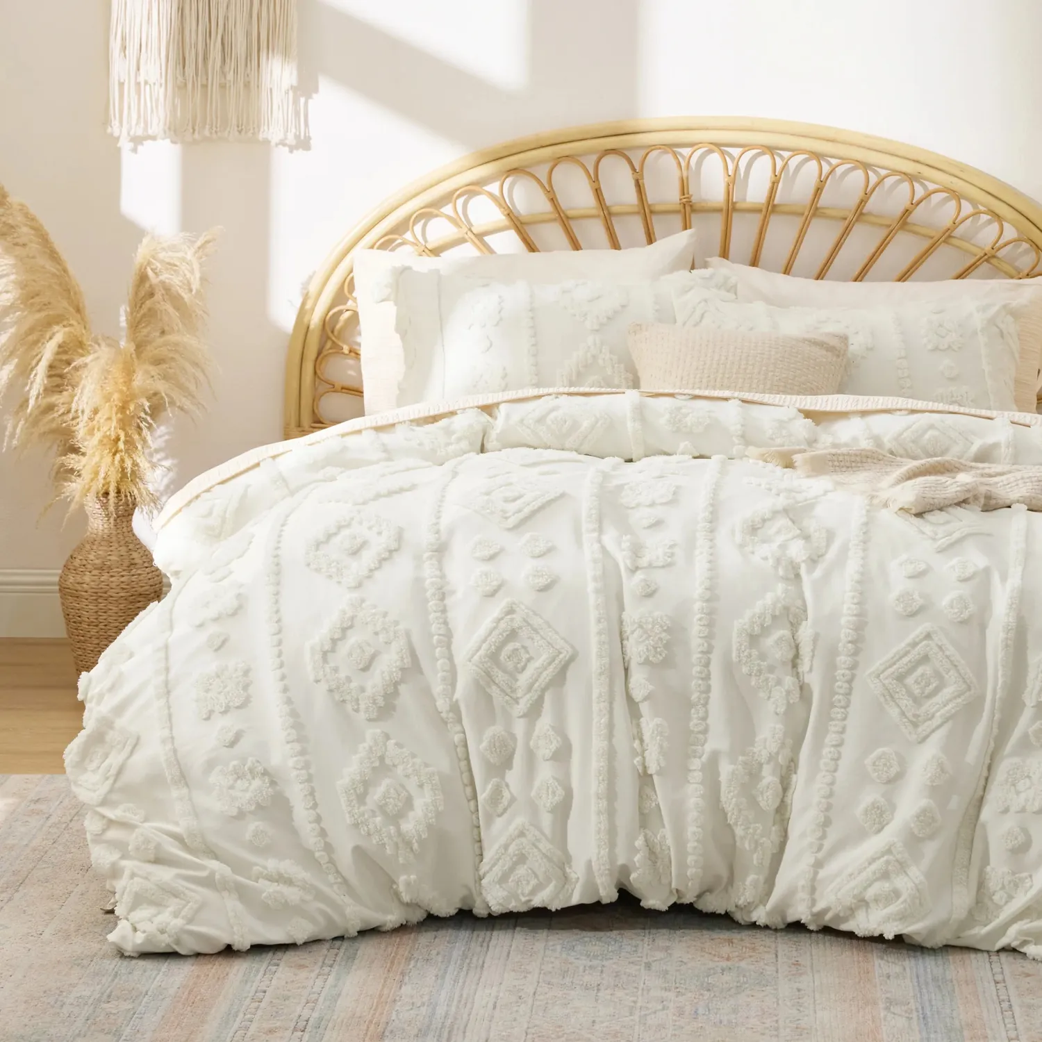 Bedsure Boho Comforter Set trapunta trapuntata