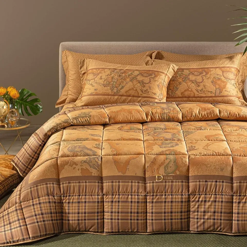 Caleffi Alviero Martini Geo Tartan trapunta matrimoniale inverno