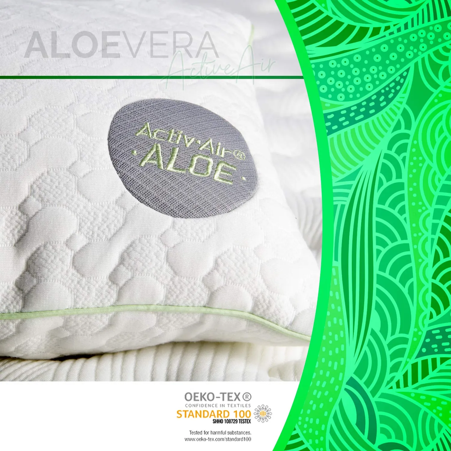 Vitapur ActiveAir Aloe Vera Classic Cuscino 40x80