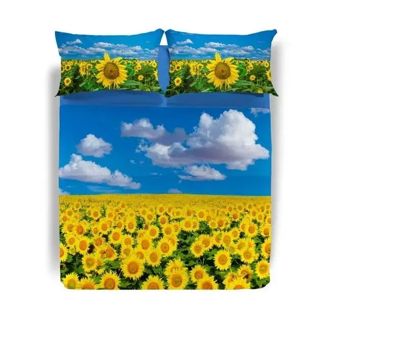 Caleffi Girasoli completo letto matrimoniale sogni di viaggio