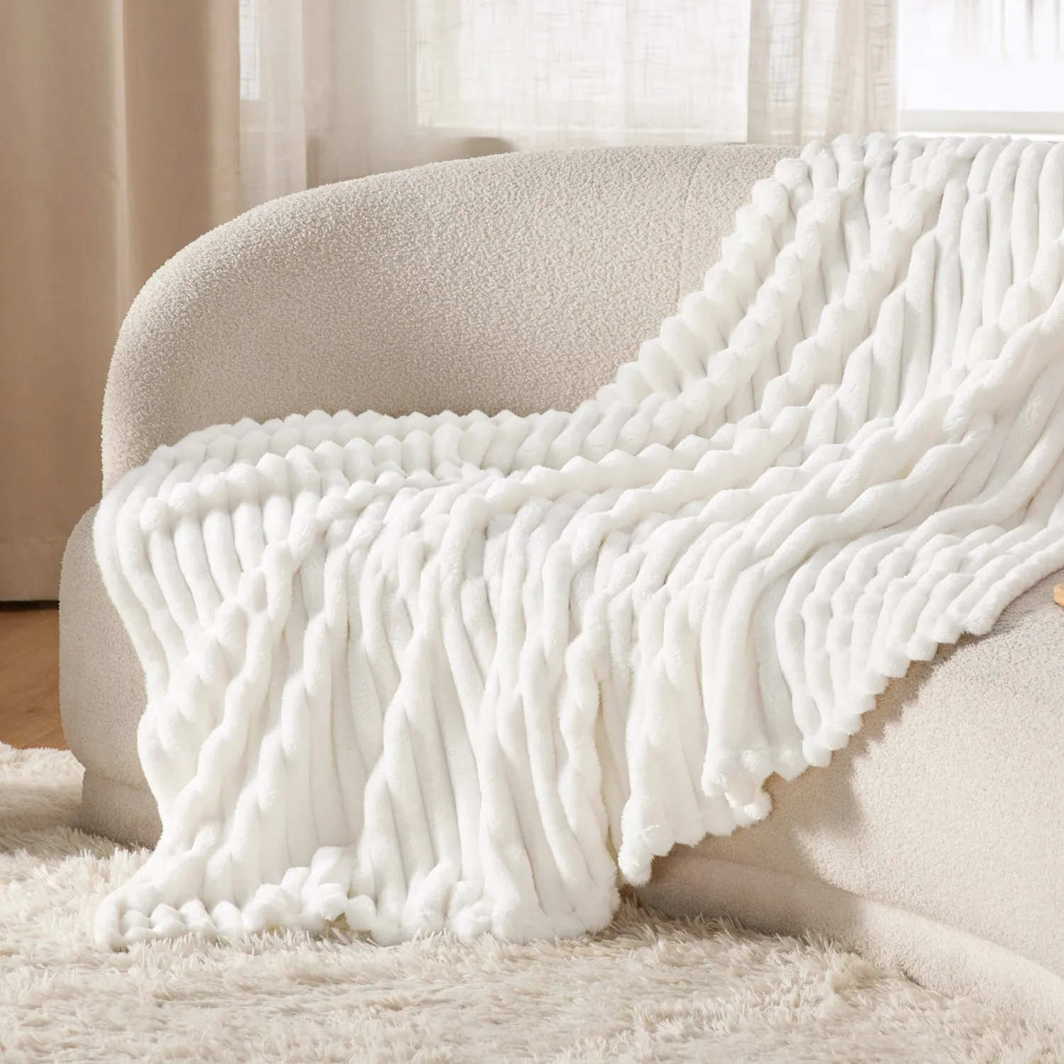 Bedsure PureWoven Modern Cozy Bundle Parure Cotone Bio