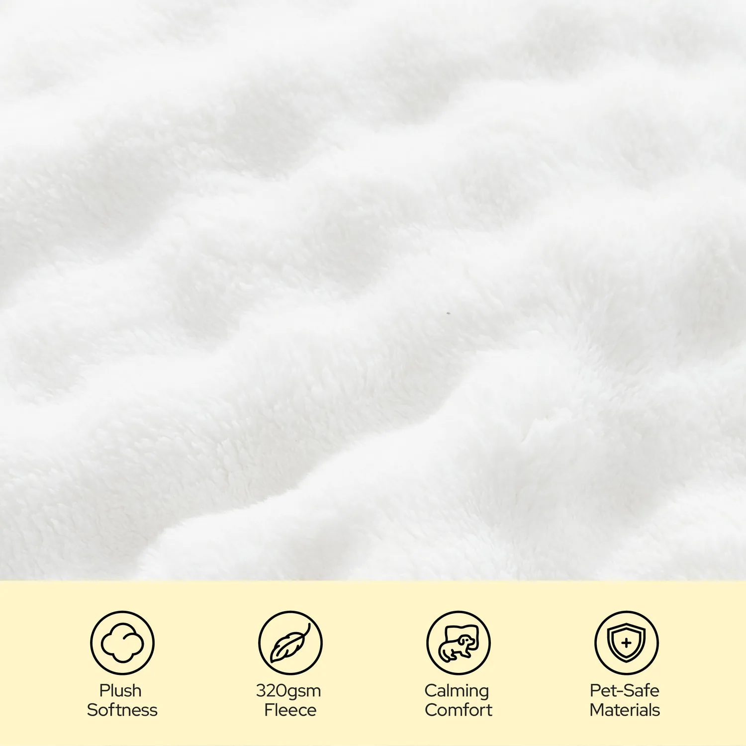 Bedsure Comfy Pet Bubble Fleece coperta animali 3pz