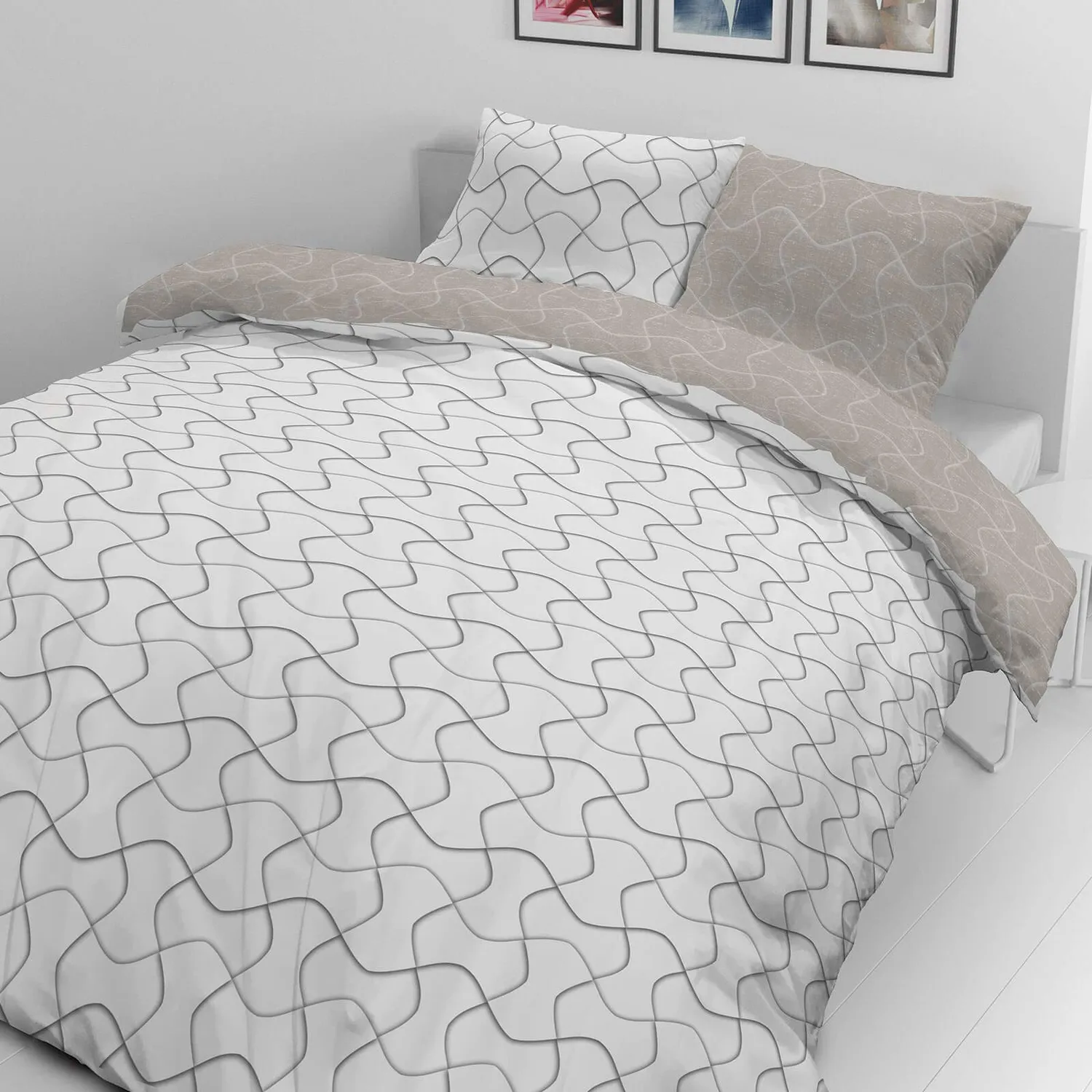 Vitapur Biancheria da Letto 2 pezzi copripiumino