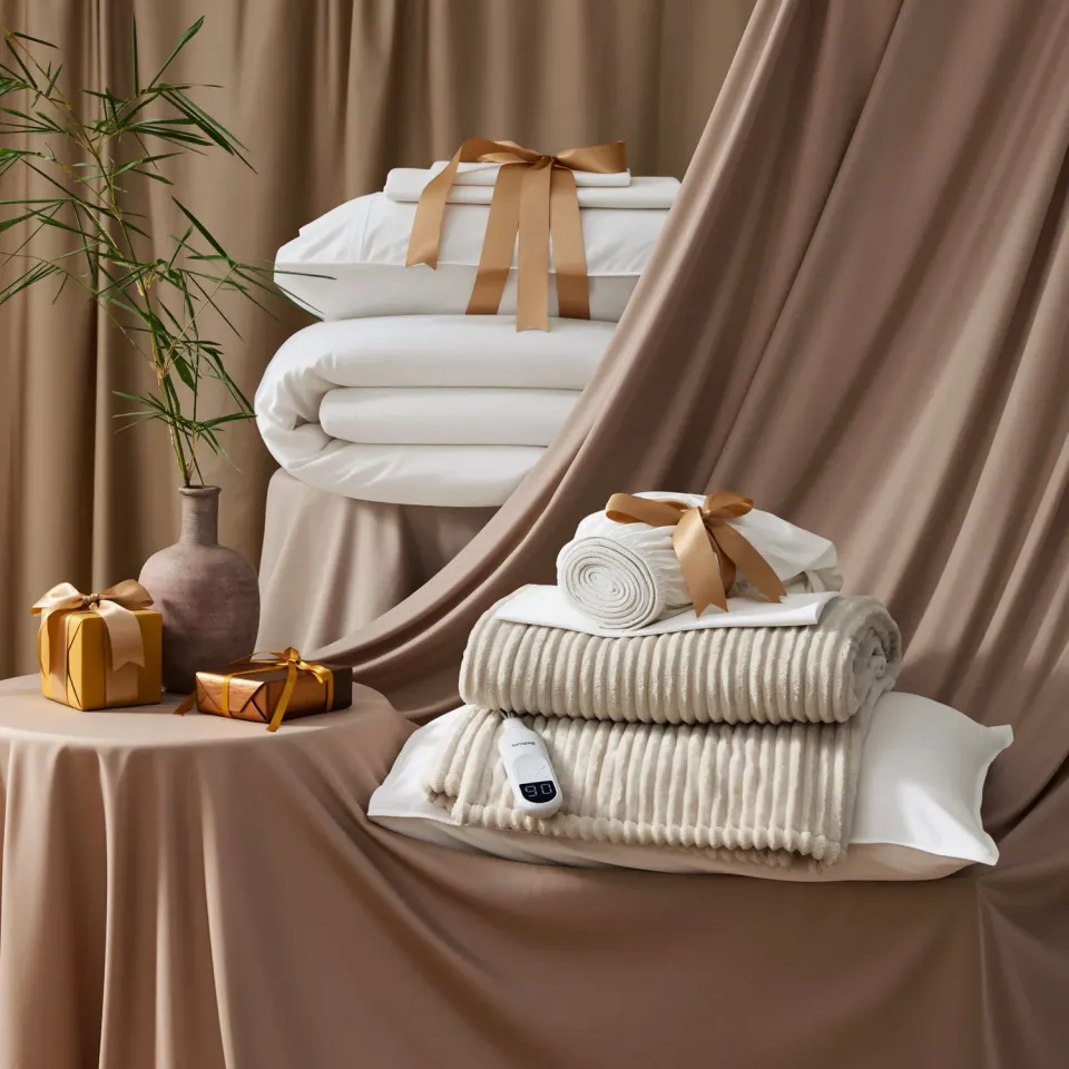 Bedsure PureWoven™ Serene Blend Smart Warmth Bundle set biancheria da letto