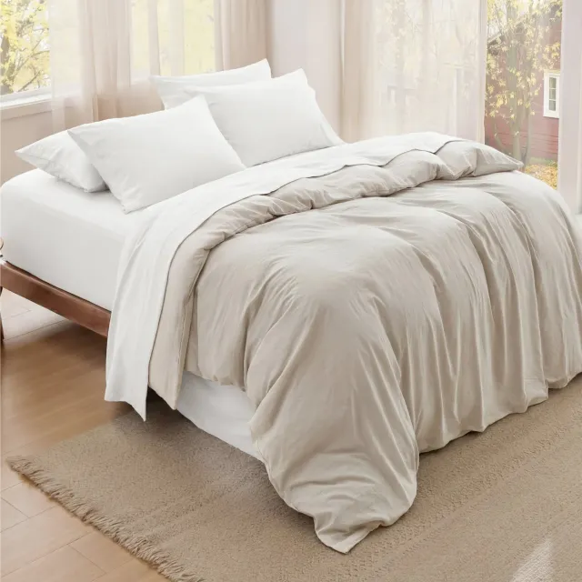 Bedsure 6-Pieces Extra Deep Sheet Set set lenzuola