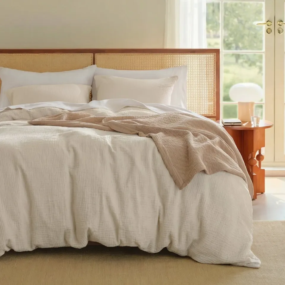 Bedsure PureWoven Complete Bundle Set Letto Cotone