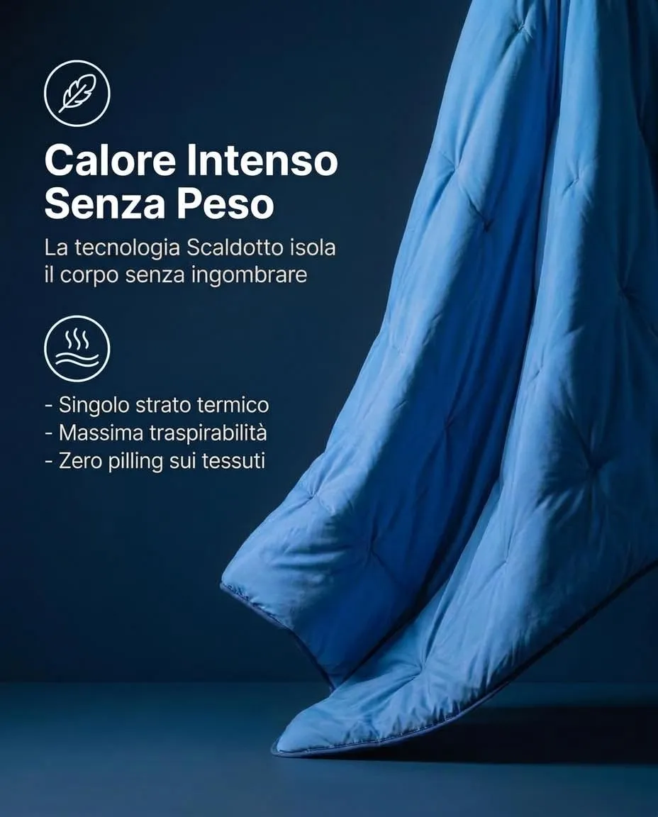 Caleffi Family Scaldotto plaid in microfibra