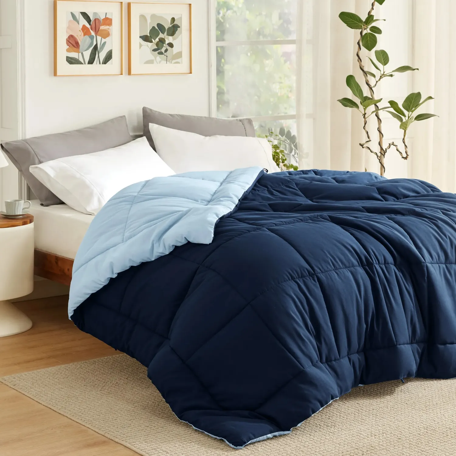 Bedsure Premium Piumone Sintetico Reversibile
