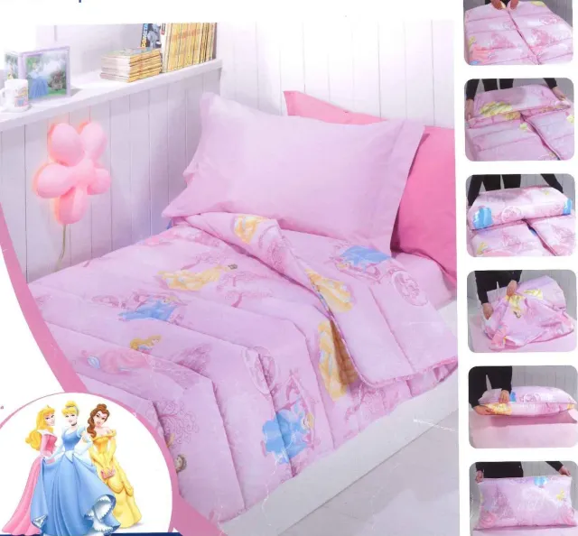 Caleffi Princess Party Piumino Letto 155x200 Rosa lavabile