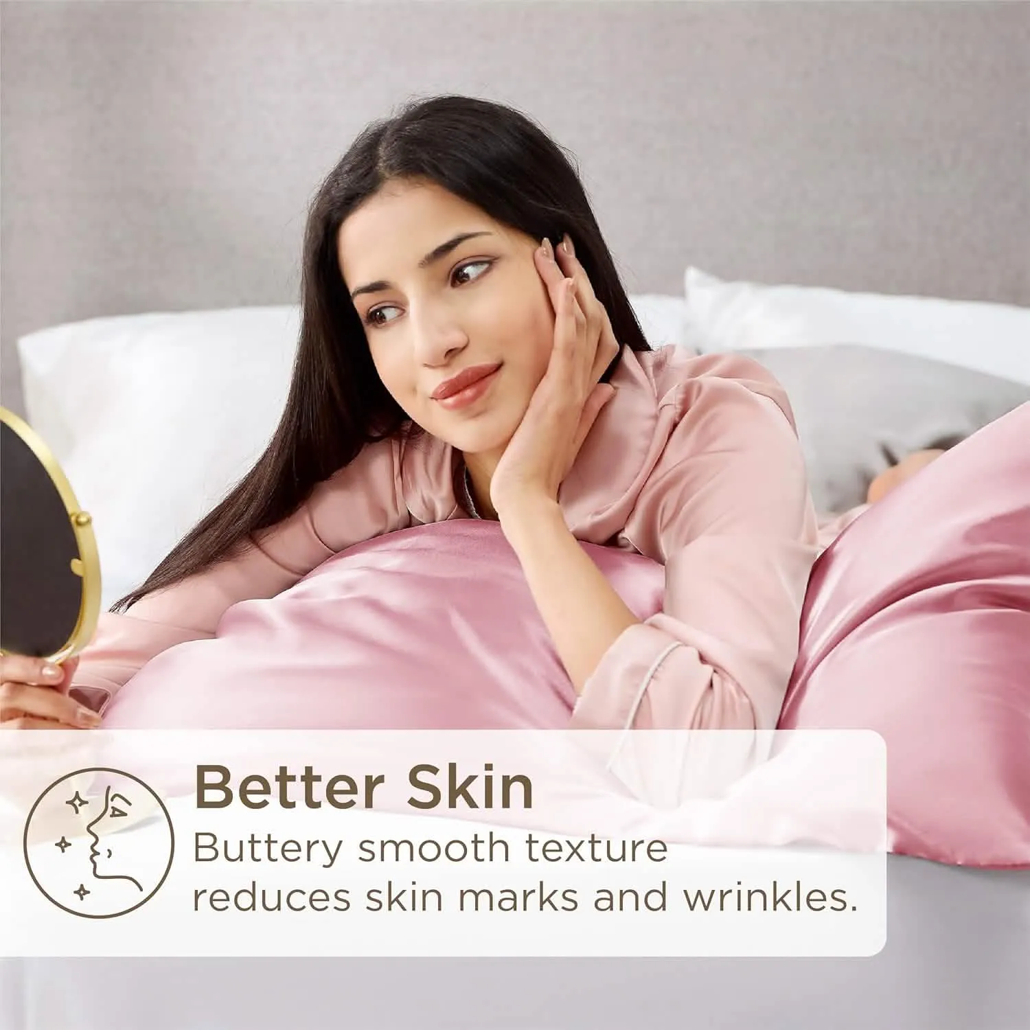 Bedsure Satin Federe Raso