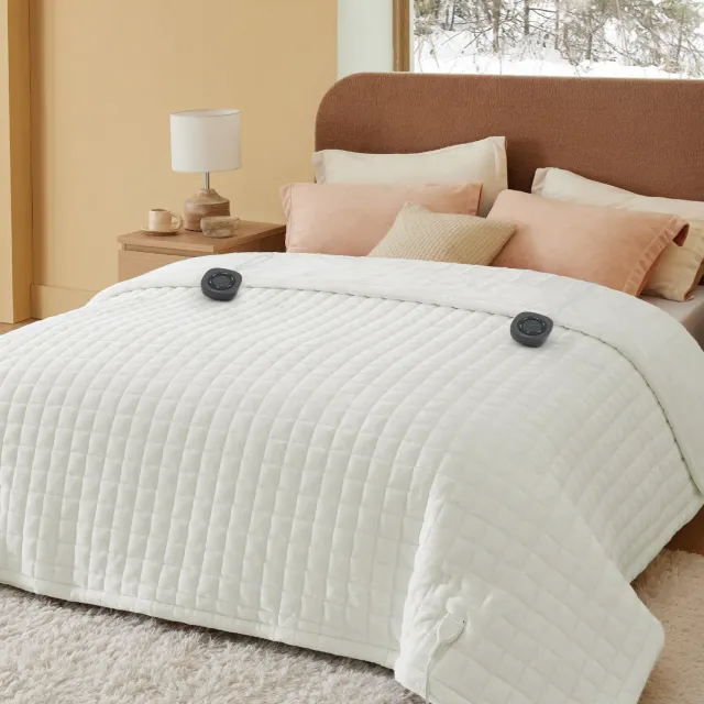 Bedsure Coperta Riscaldata Trapuntata Calda