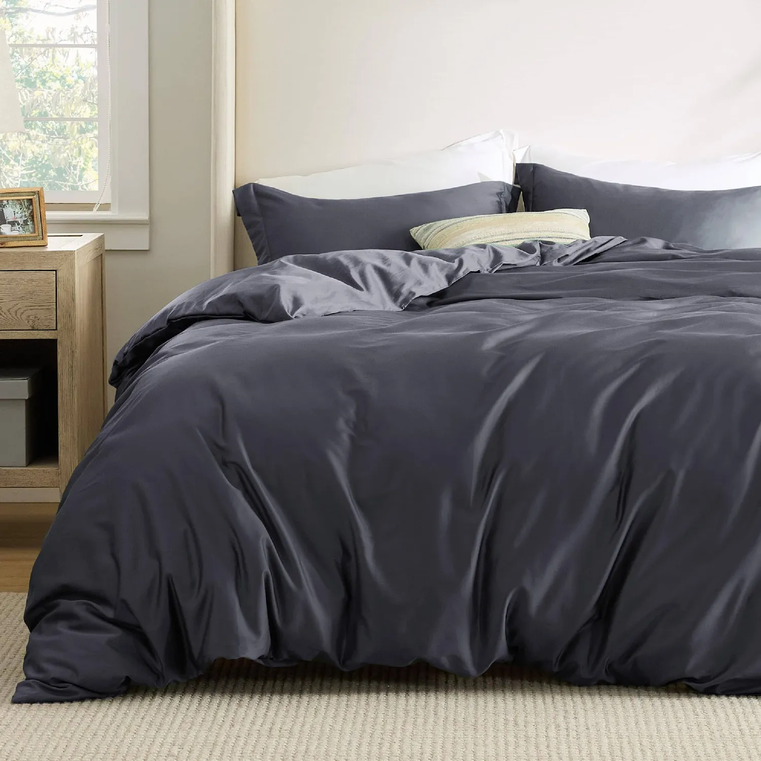 Bedsure Lyocell Cotton copripiumino fresco traspirante