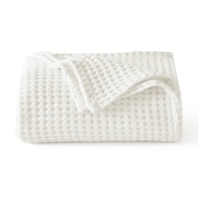 Bedsure Coperta Waffle Cotone leggera 4 stagioni