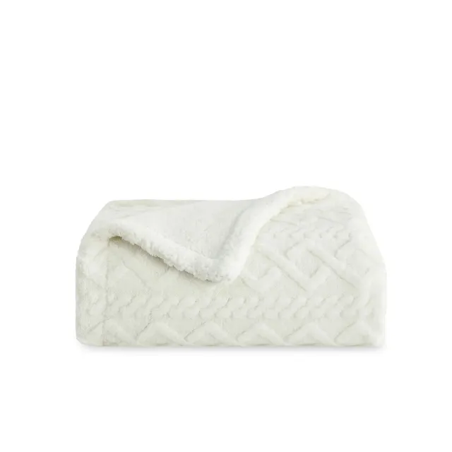 Bedsure Sherpa coperta divano double-face calda