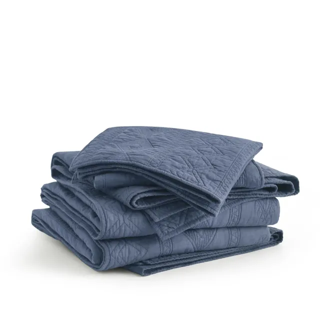 Bedsure PureWoven™ Voile Cotton Quilt Set trapunta