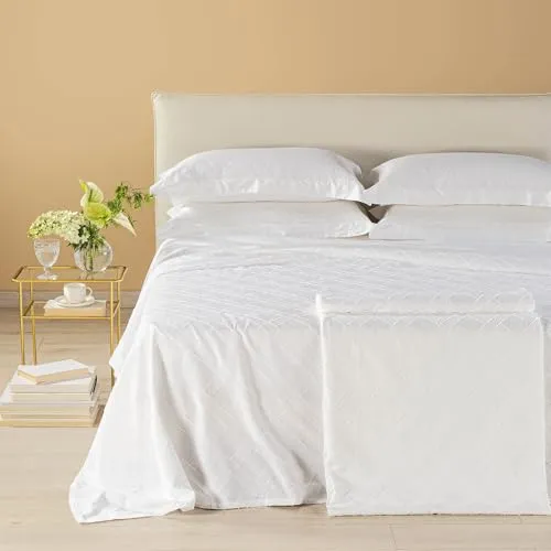 Caleffi Levante copriletto estivo in cotone raso jacquard