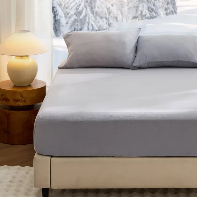 Bedsure 220 GSM Anti-Static Lenzuolo con angoli in flanella