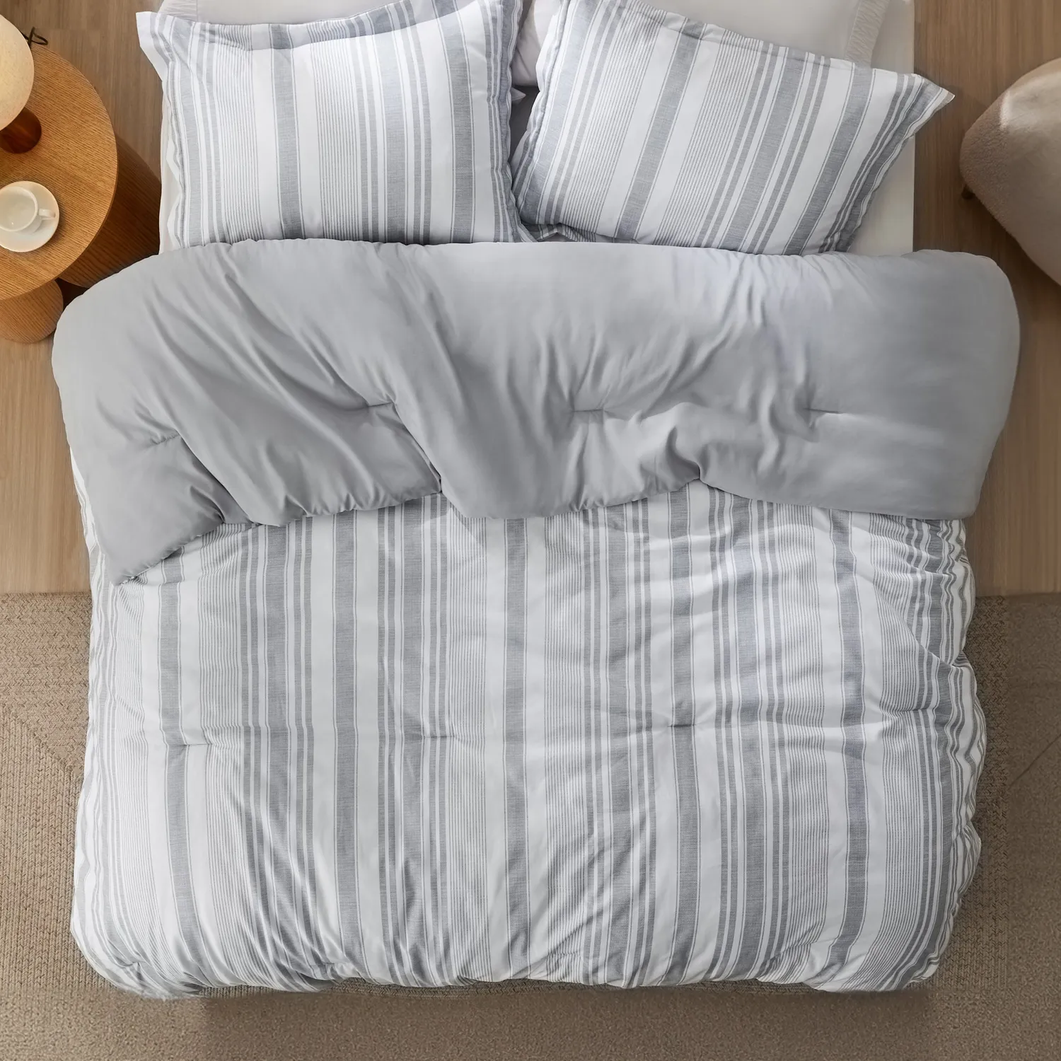 Bedsure Microfiber Set Copripiumino Rami