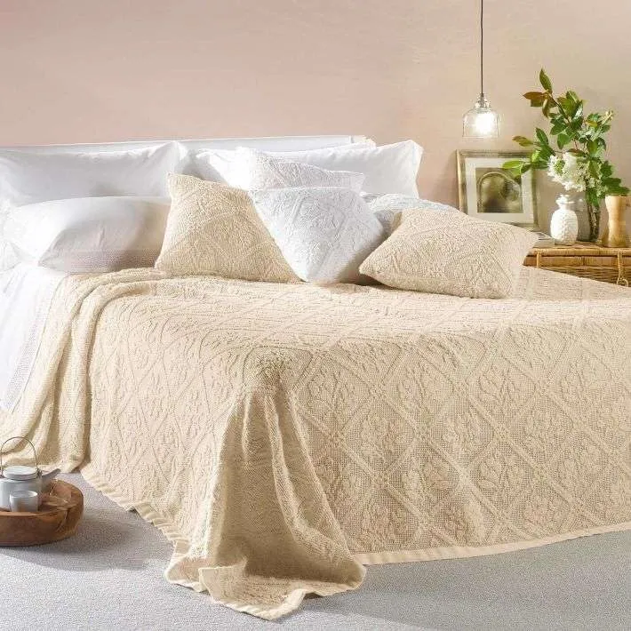 Caleffi 68133 St.Tropez Copriletto Estivo matrimoniale beige