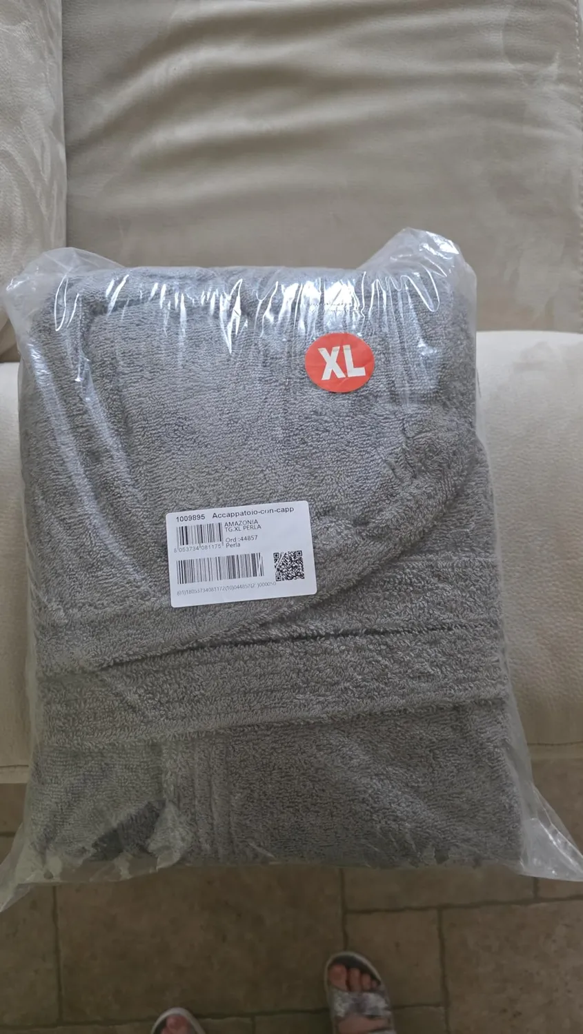 Caleffi accappatoio in spugna di cotone