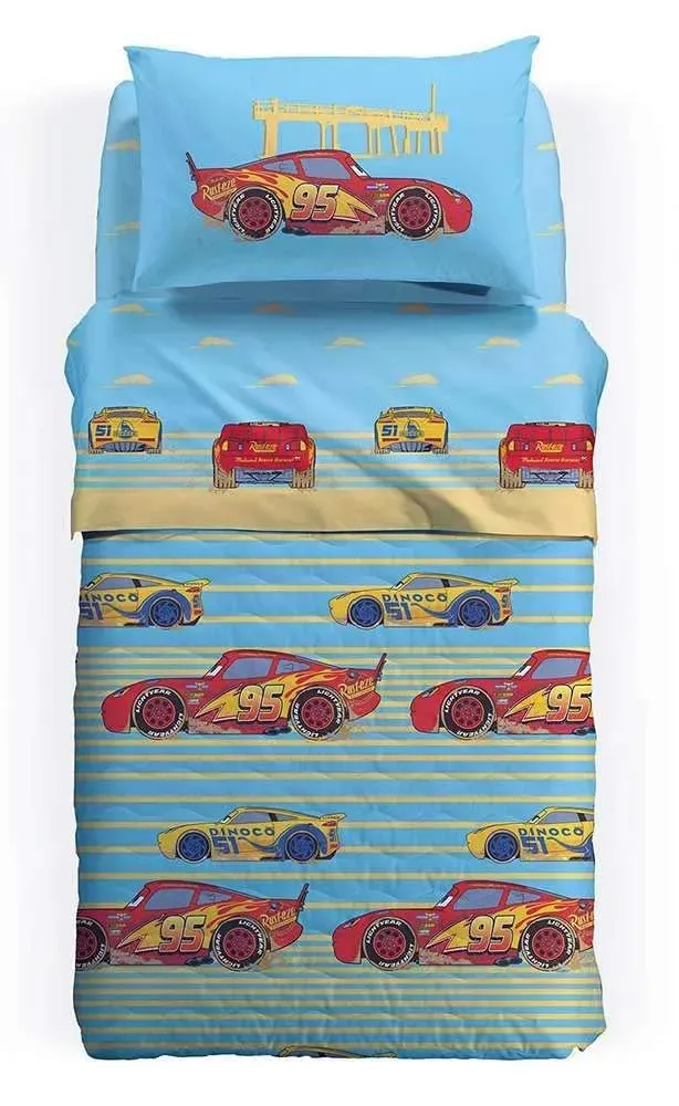 Caleffi Cars Beach 77663 Copriletto Singolo Trapuntato