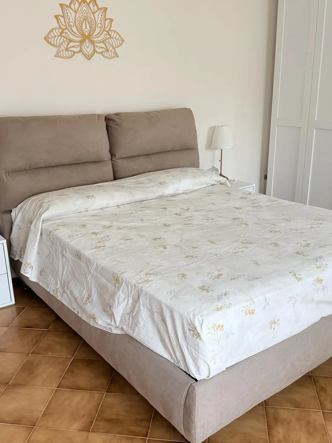Caleffi completo lenzuola matrimoniali cotone