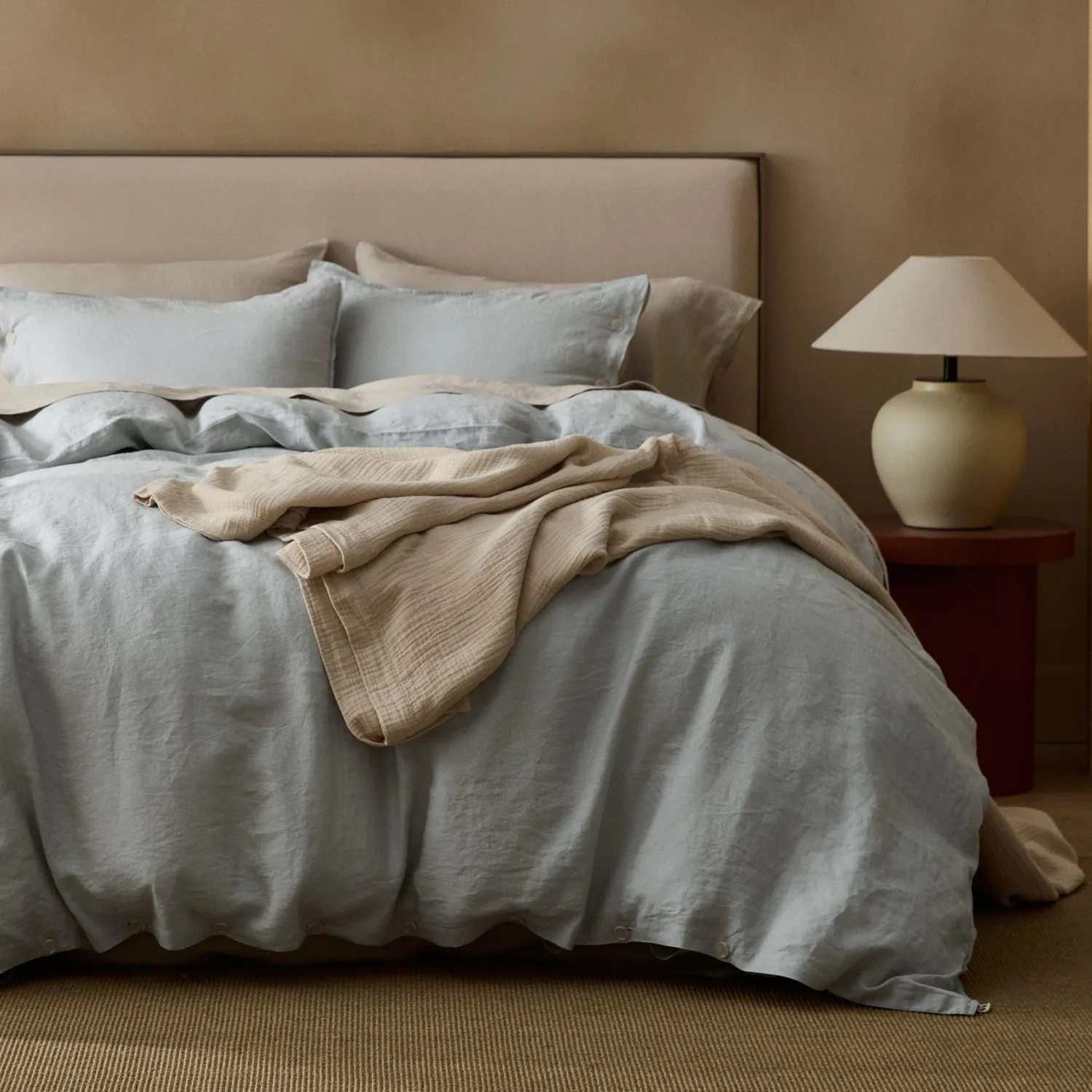 Bedsure PureWoven copripiumino in lino