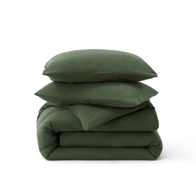 Bedsure Muslin set copripiumino in cotone e bamboo