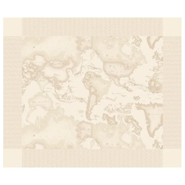 Alviero Martini 1ª Classe Geo White tovaglia 150x280 cotone