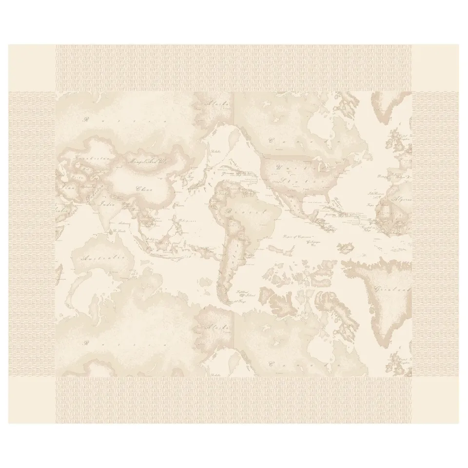 Alviero Martini 1ª Classe Geo White tovaglia 150x280 cotone
