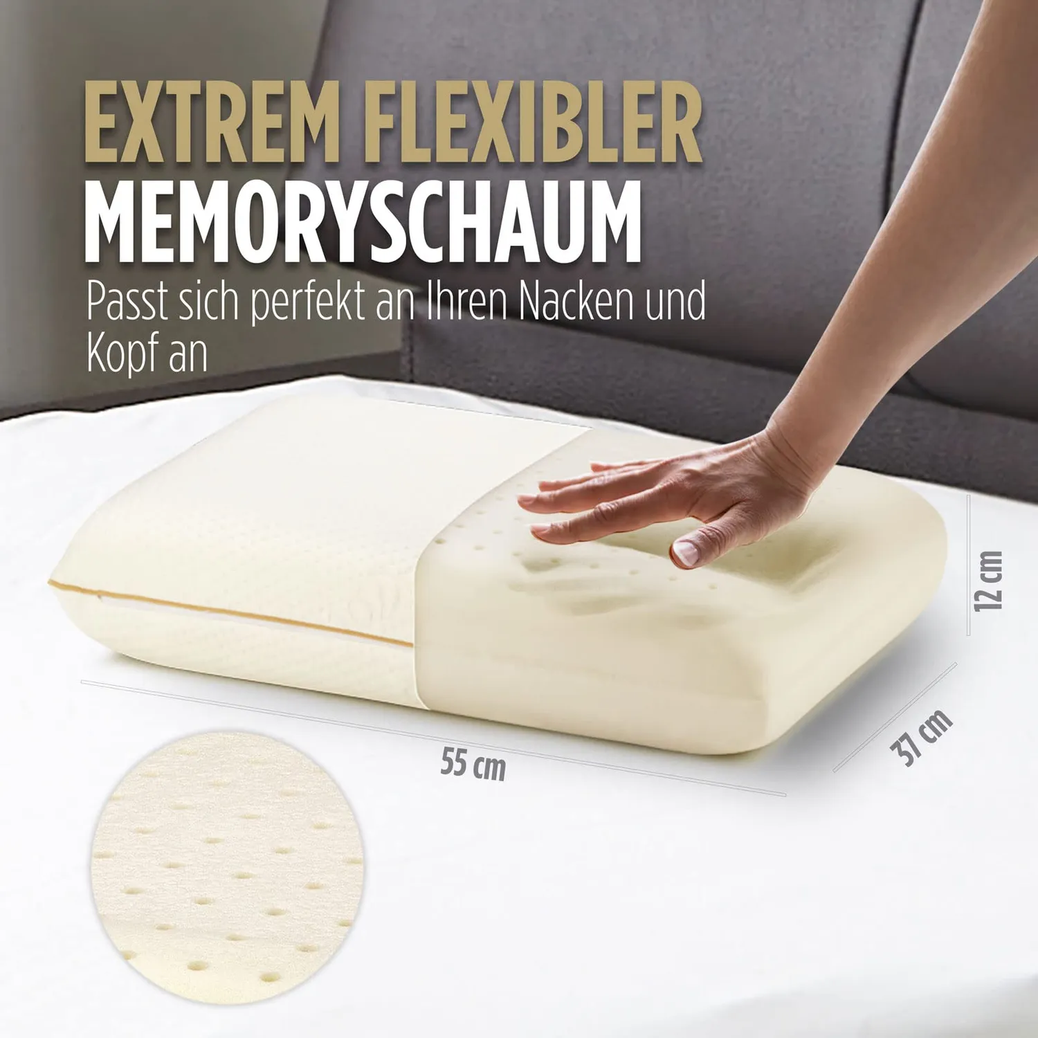 Vitapur MemoDream cuscino in memory foam