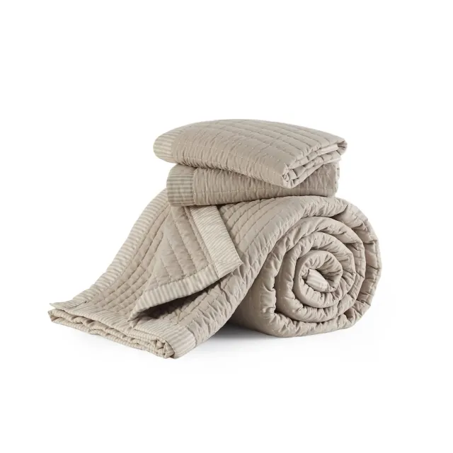 Bedsure Corduroy Pattern Quilt Set quilt