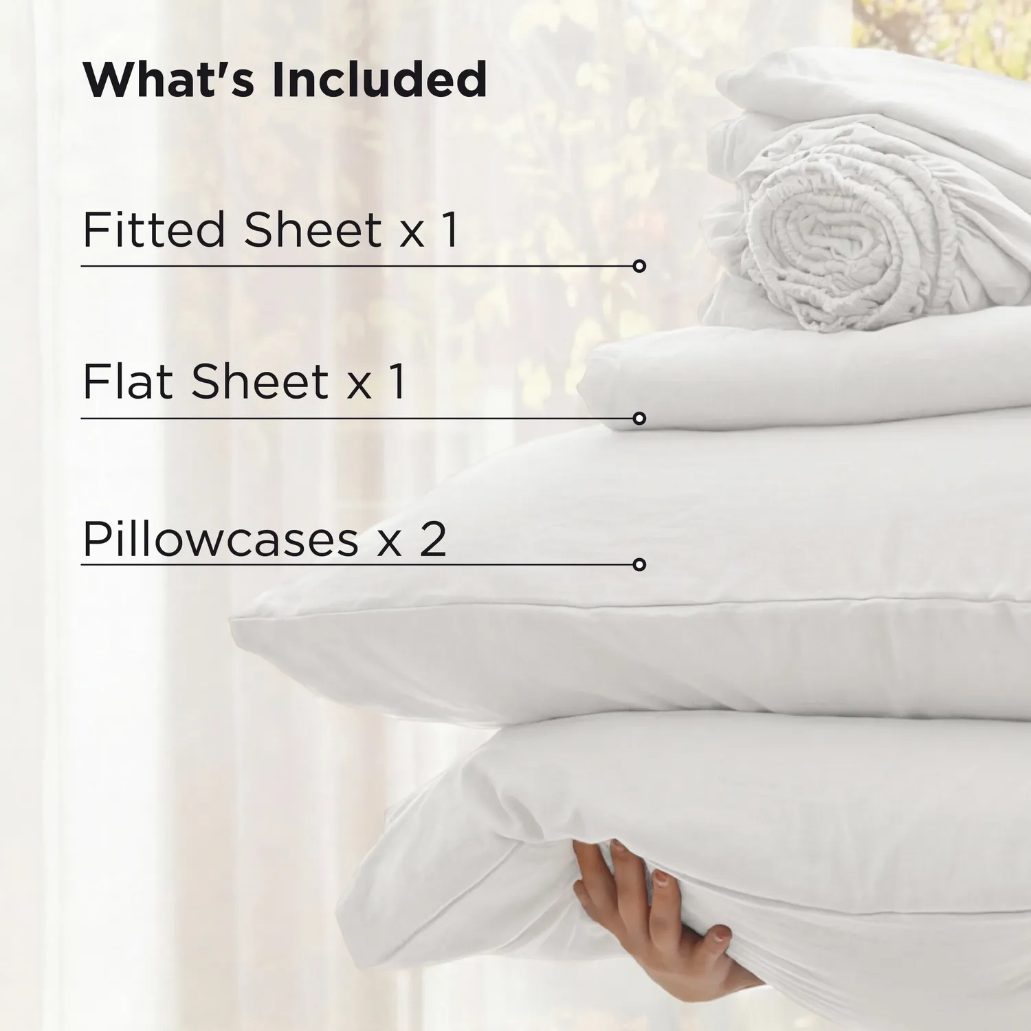Bedsure 6-Pieces Extra Deep Sheet Set set lenzuola