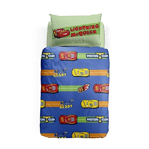 Caleffi Cars Piston Cup 1002335 Copripiumino Singolo Cotone