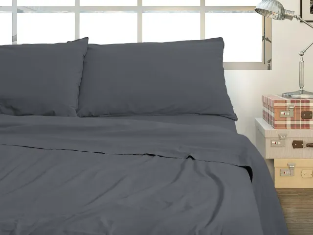 Daunex Fresh Cotton Stone Wash completo lenzuola no stiro