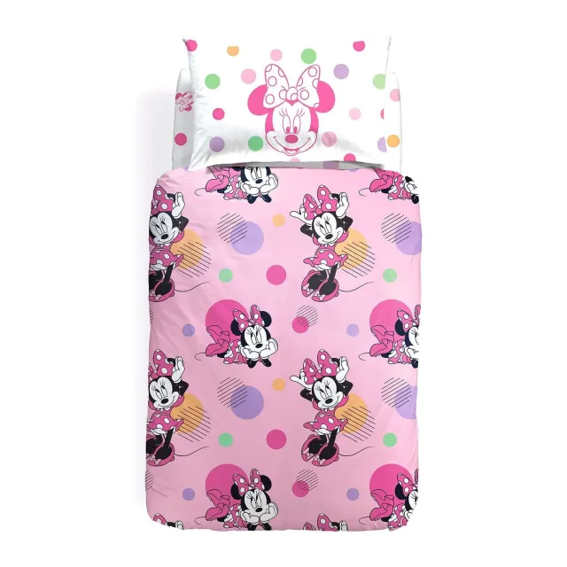 Caleffi Minnie Allegra copripiumino singolo in puro cotone