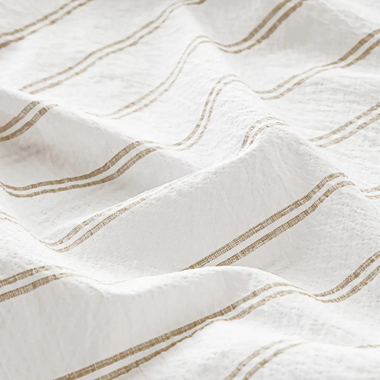 Bedsure Striped set lenzuola effetto cotone
