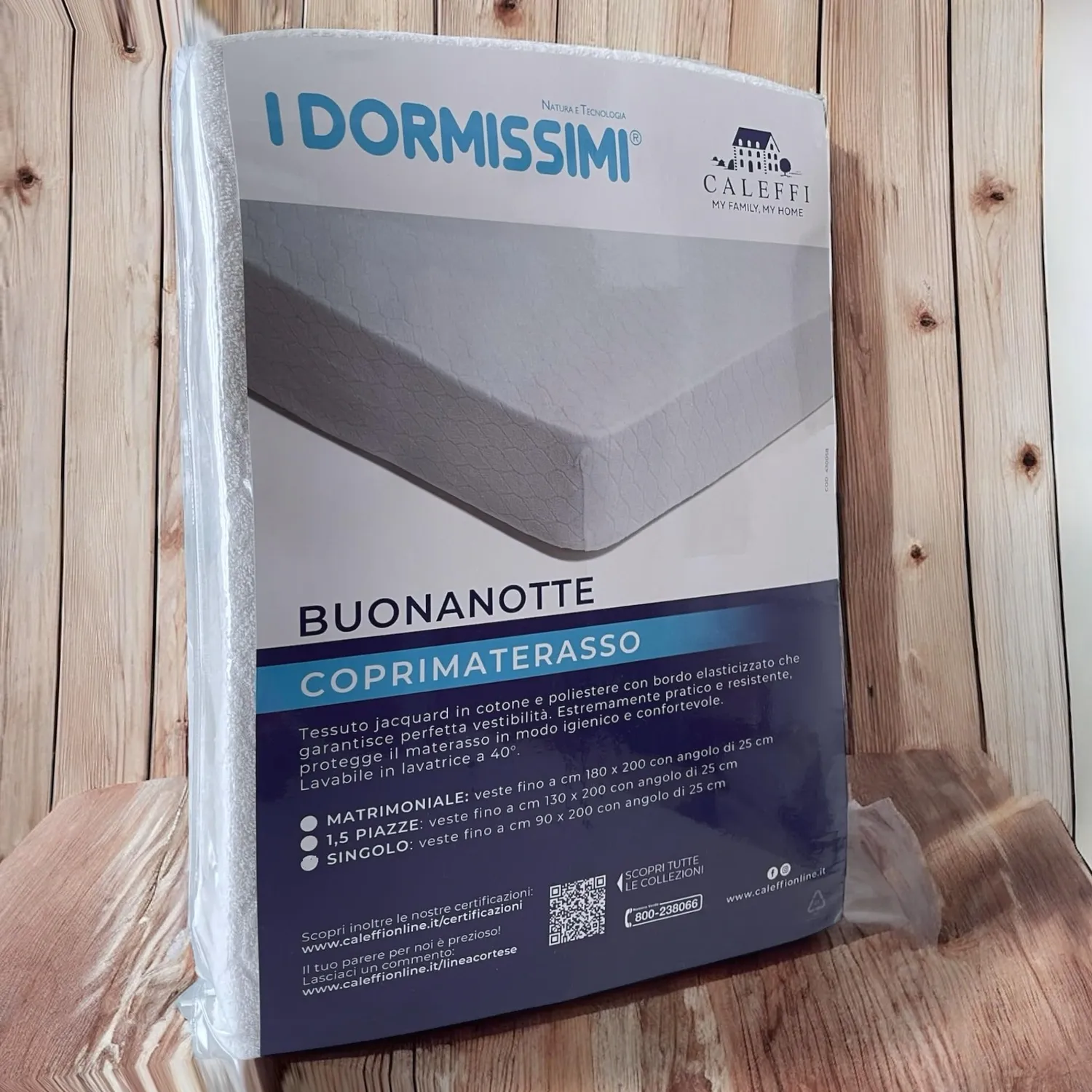 Caleffi Buonanotte Coprimaterasso Jersey Traspirante