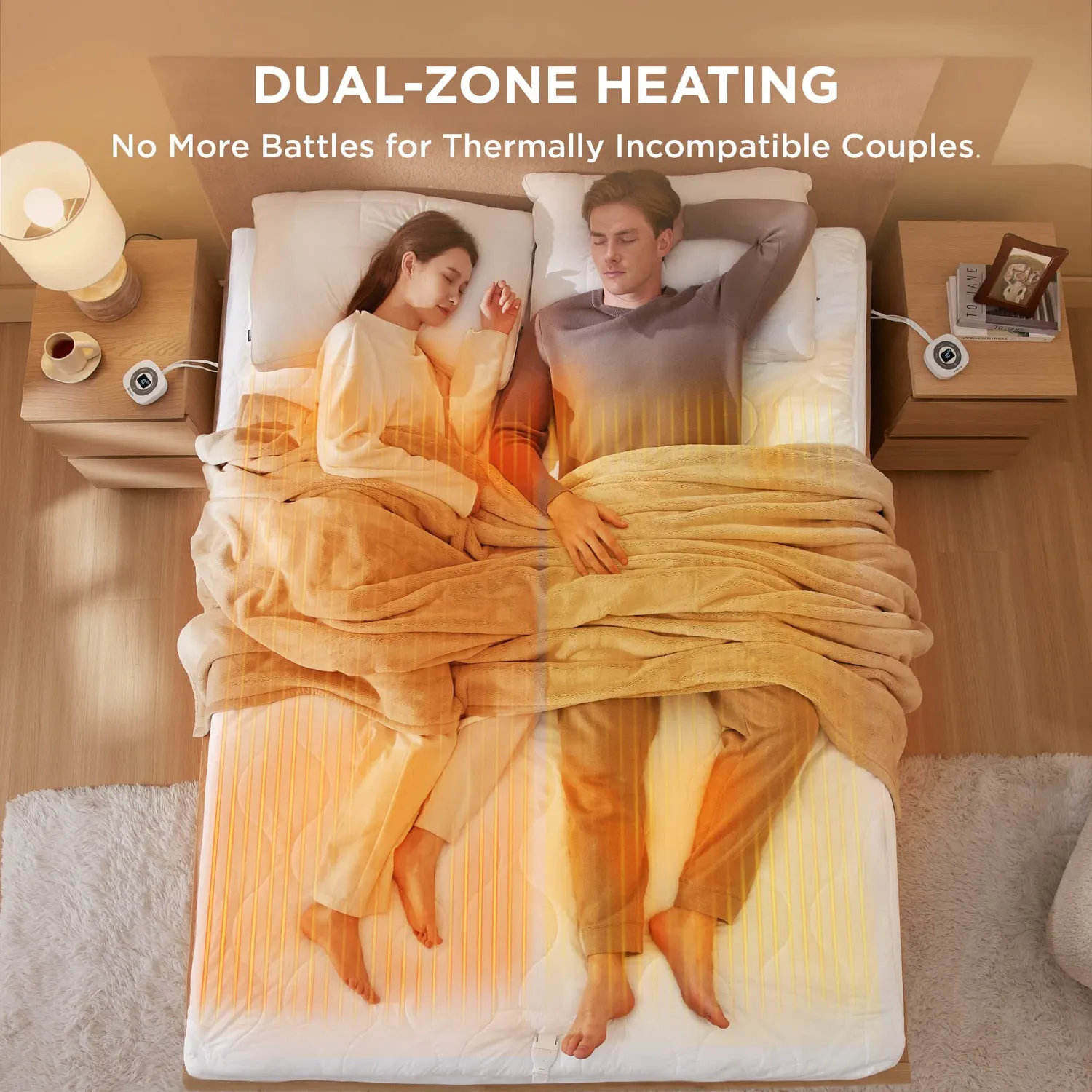 Bedsure coprimaterasso riscaldato impermeabile