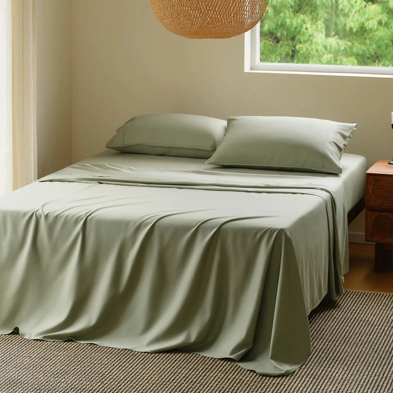 Bedsure PureWoven Serene Blend set lenzuola in bamboo fresche