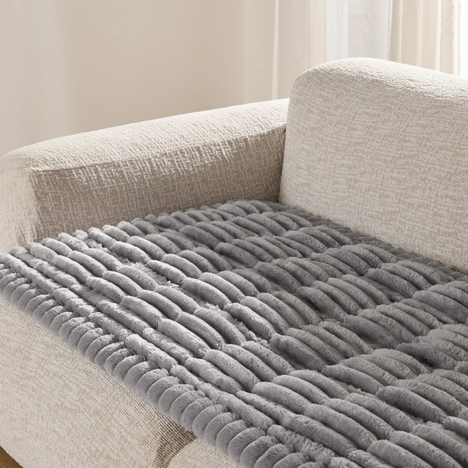 Bedsure ComfyFleece® Pet Sofa Cover copridivano