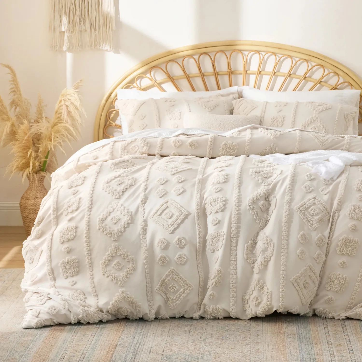 Bedsure Boho Comforter Set trapunta trapuntata
