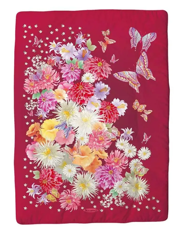 Caleffi Bouquet Plaid Imbottito Scaldotto Cotone