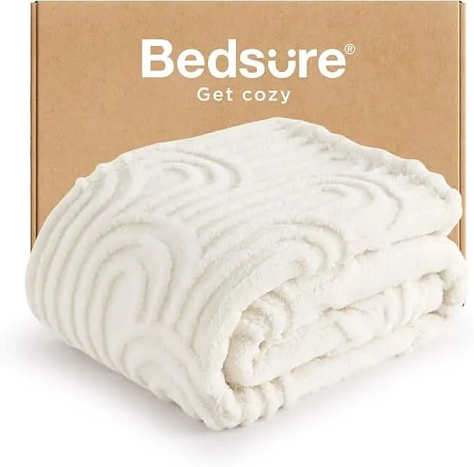 Bedsure Arch coperta sherpa jacquard