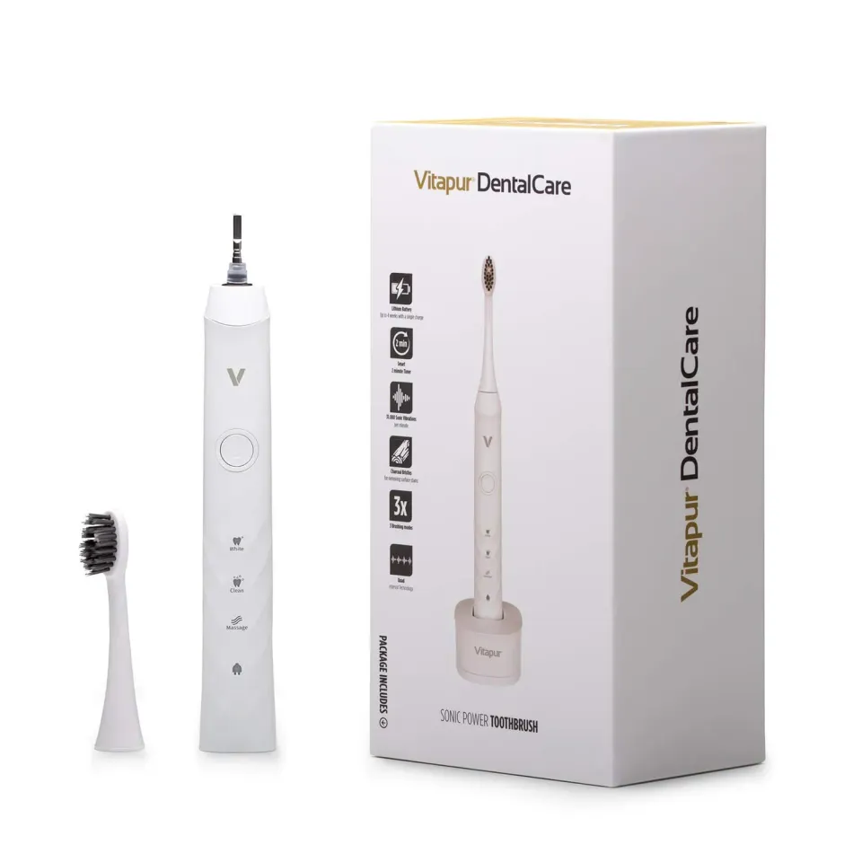 Vitapur Vella spazzolino elettrico con carbone attivo