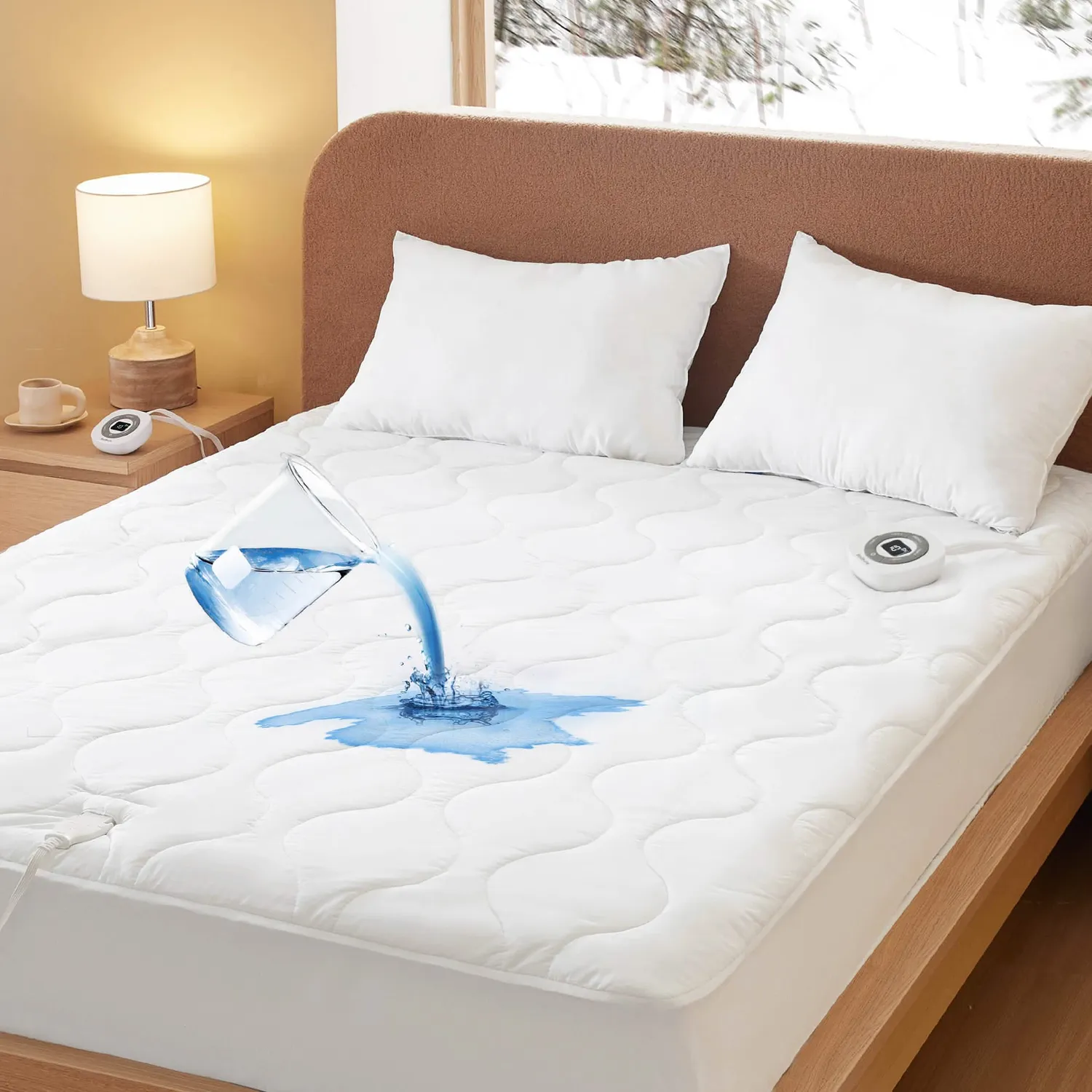 Bedsure coprimaterasso riscaldato impermeabile